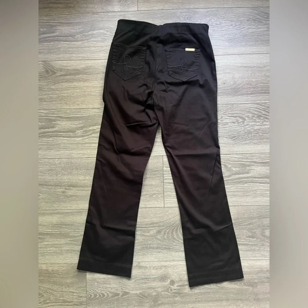 Lilly Pulitzer Black Pocket Side Zip Straight Career Professional Pants Size 6
